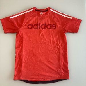 Adidas training shirt orange